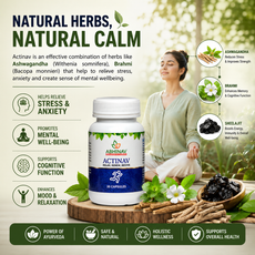 Actinav - ANTI-OXIDANT – REJUVENATIVE – STRESS RELIEVER - Bottle of 60 Tabs