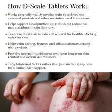 D-Scale – Psoriasis Capsules | Bottle of 60 Cap