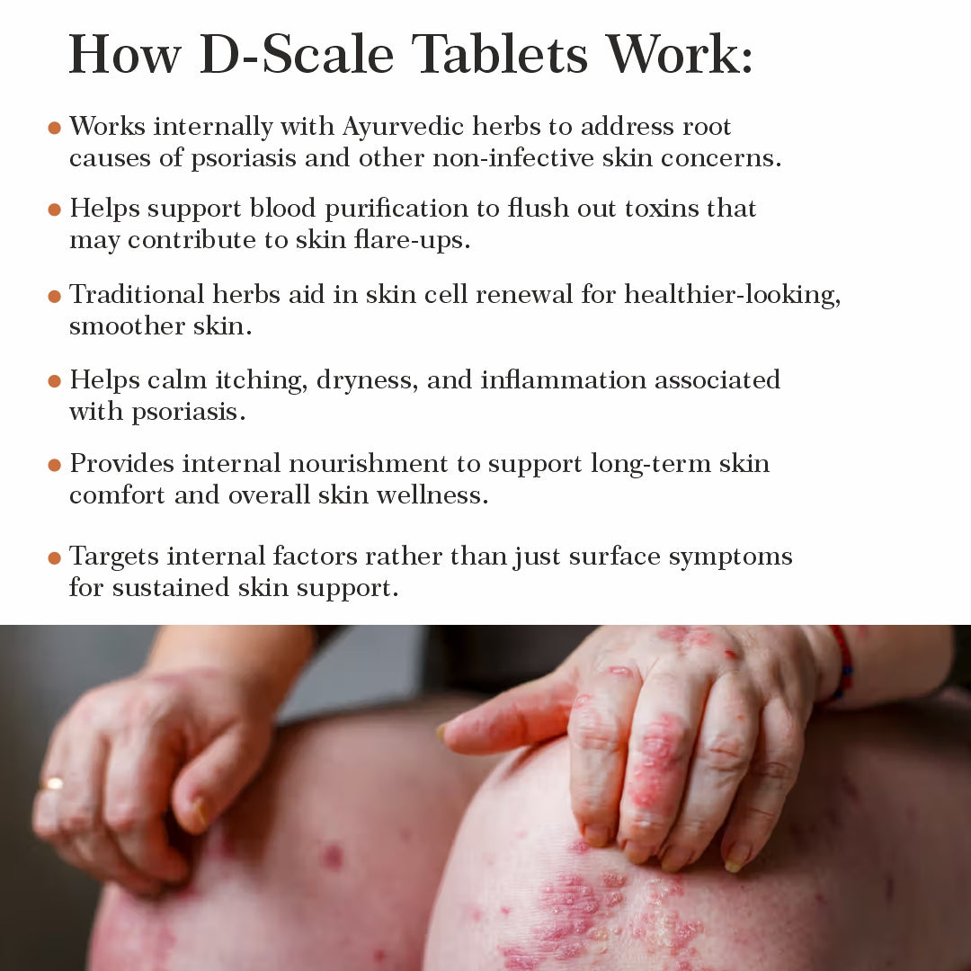 D-Scale – Psoriasis Capsules | Bottle of 60 Cap