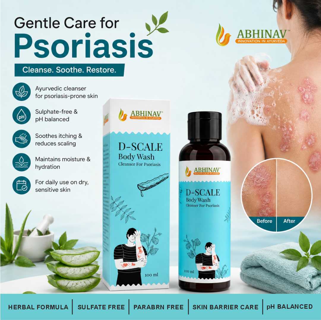 D-Scale | Psoriasis Body Wash – Bottle of 100gm