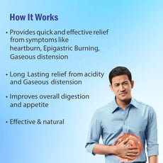 Acidonav – Ayurvedic Acidity Tablets – Bottle of 30 Tabs