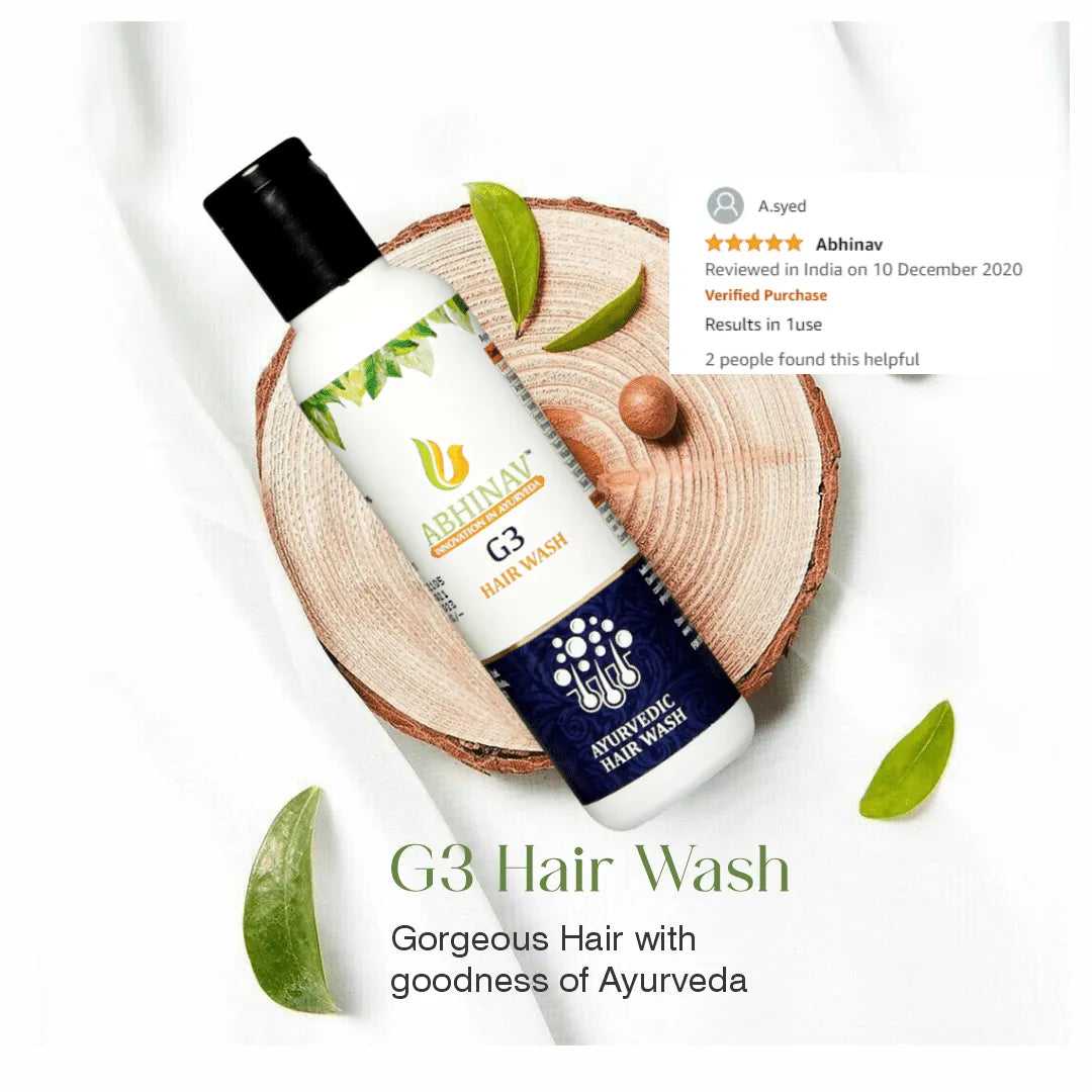 G3- Ayurvedic Hair Wash Shampoo – 100ML