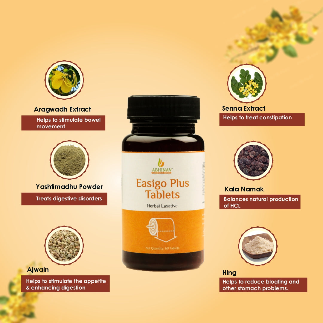 Easigo Plus – Tablets for Constpation – 60 Tabs