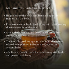 Mahamanjisthadi Kwath – Natural Blood Purifier
