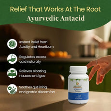 Acidonav – Ayurvedic Acidity Tablets – Bottle of 30 Tabs