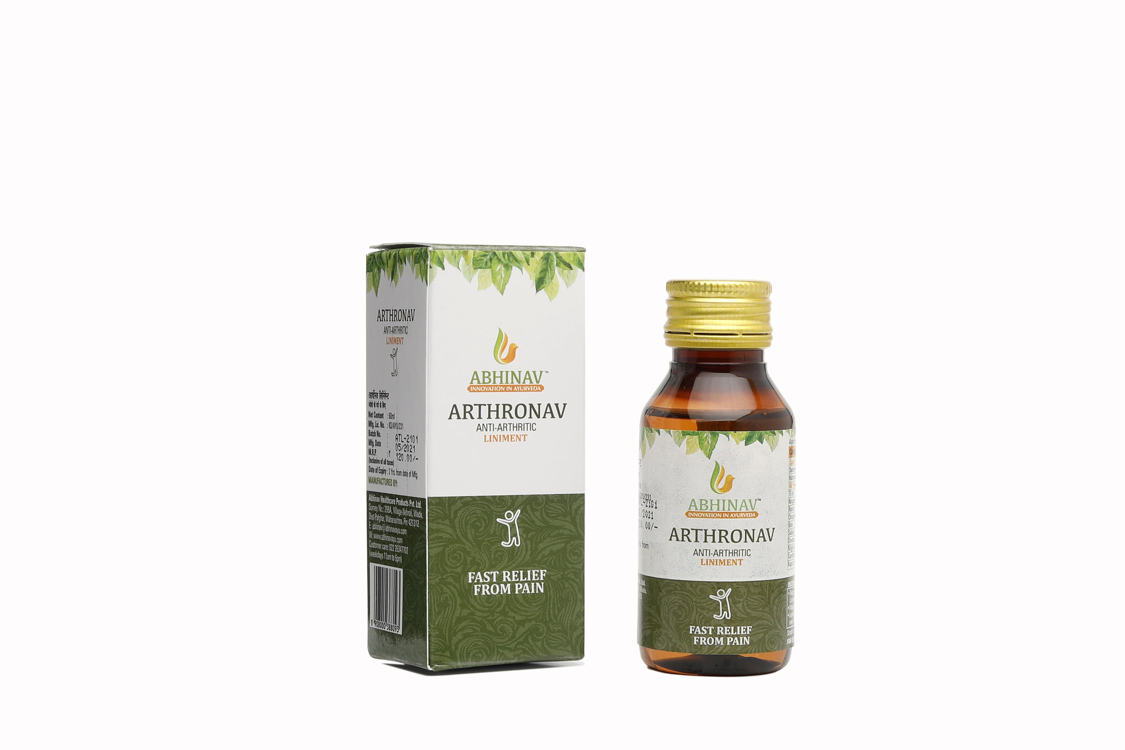 Arthronav Liniment – Herbal Pain Relief