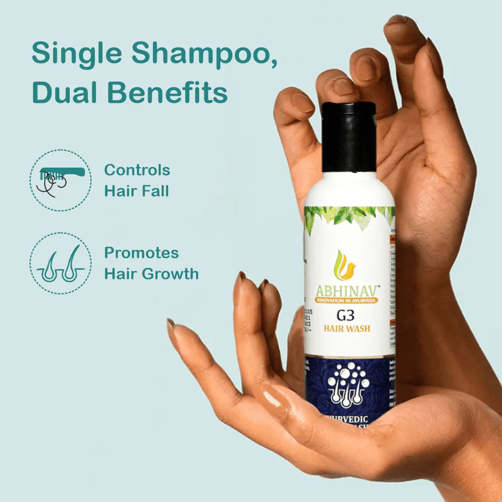 G3- Ayurvedic Hair Wash Shampoo – 100ML
