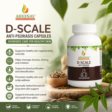 D-Scale – Psoriasis Capsules | Bottle of 60 Cap