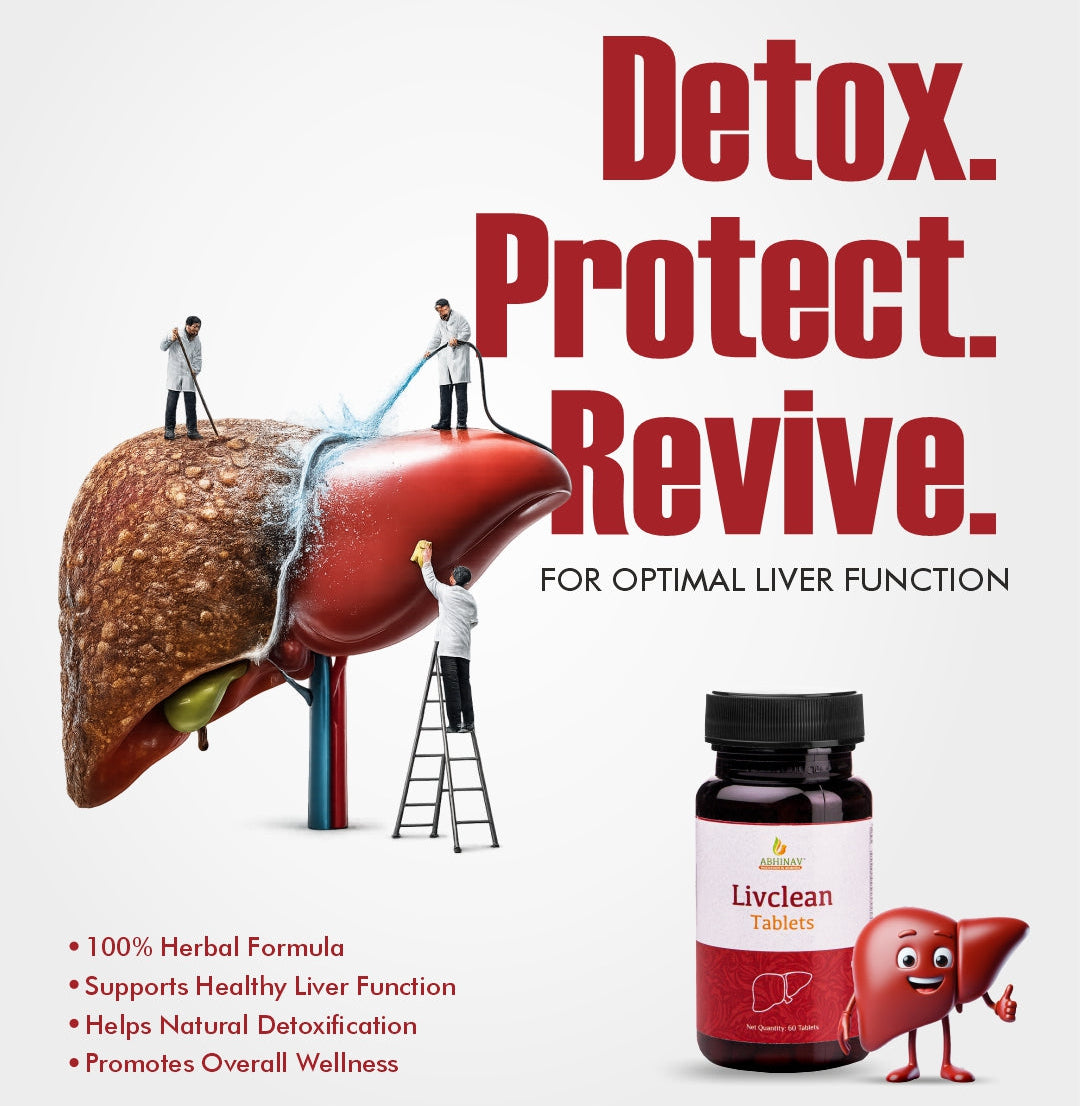 Livclean Tablets - Herbal solution for optimal liver function - 60 Tabs