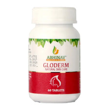Gloderm – Blood Purifier Tablets for Glowing Skin – Bottle of 60 Tabs