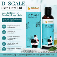 D-Scale | Psoriasis skin Care Oil  – Bottle of 100gm