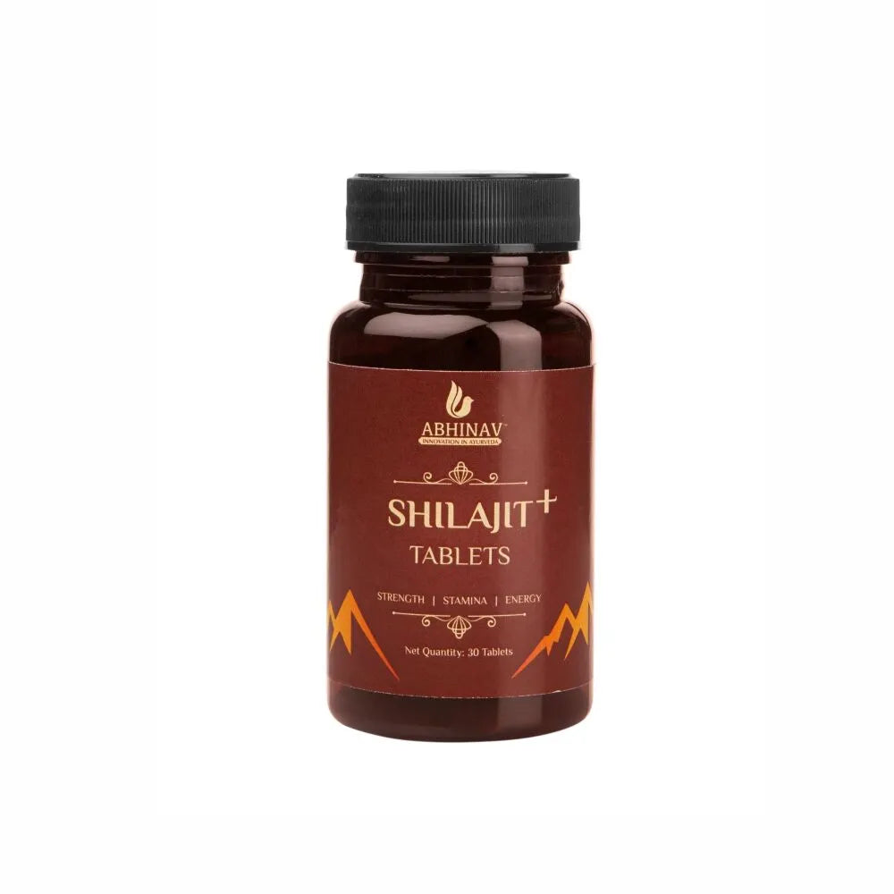 Ayurvedic Shilajit Tablets for Strength and Stamina