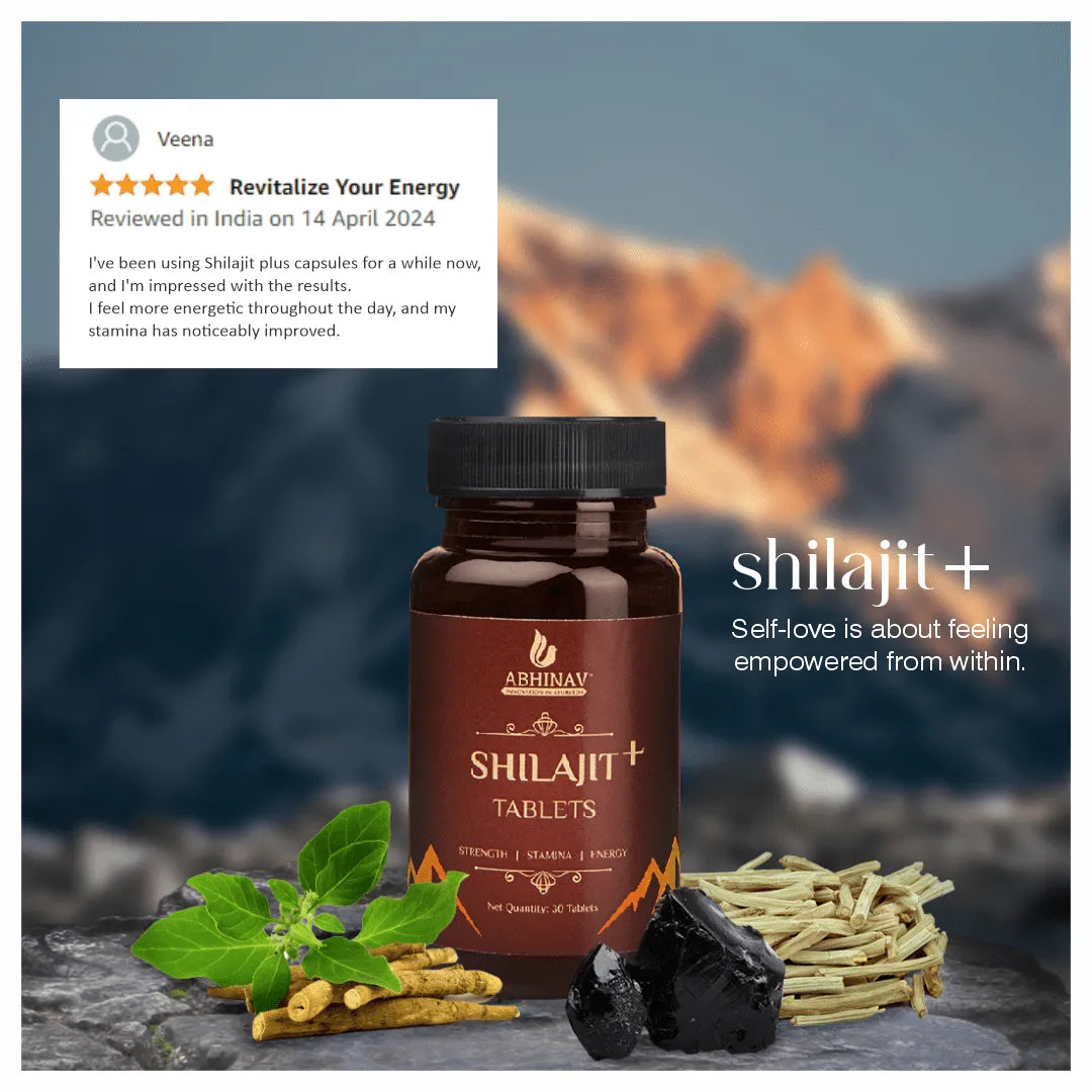 Ayurvedic Shilajit Tablets for Strength and Stamina