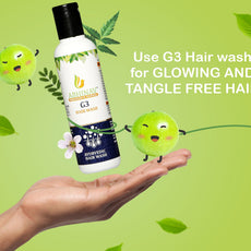 G3- Ayurvedic Hair Wash Shampoo – 100ML