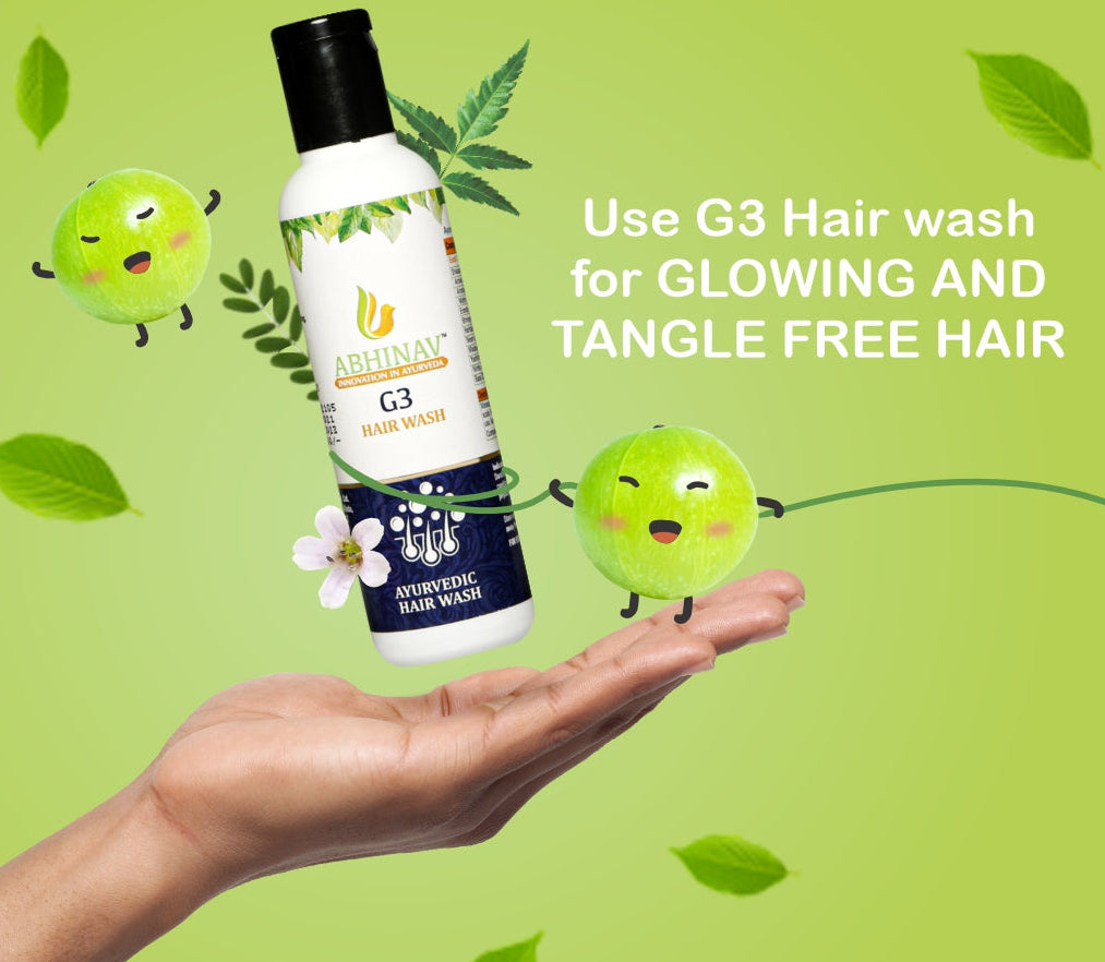 G3- Ayurvedic Hair Wash Shampoo – 100ML