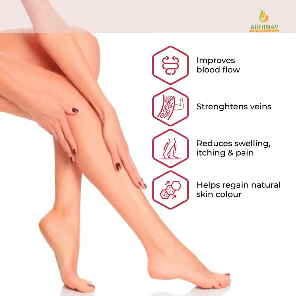 Var-Erase | Varicose Veins Tablets – Bottle of 60 Tabs
