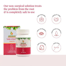 Var-Erase | Varicose Veins Tablets – Bottle of 60 Tabs