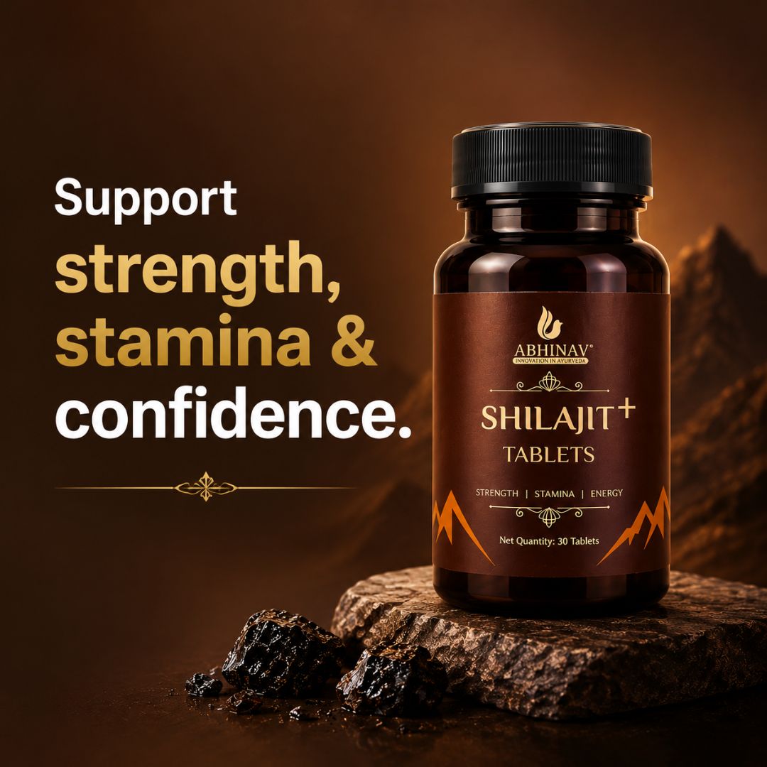 Ayurvedic Shilajit Tablets for Strength and Stamina