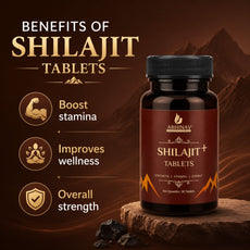 Ayurvedic Shilajit Tablets for Strength and Stamina