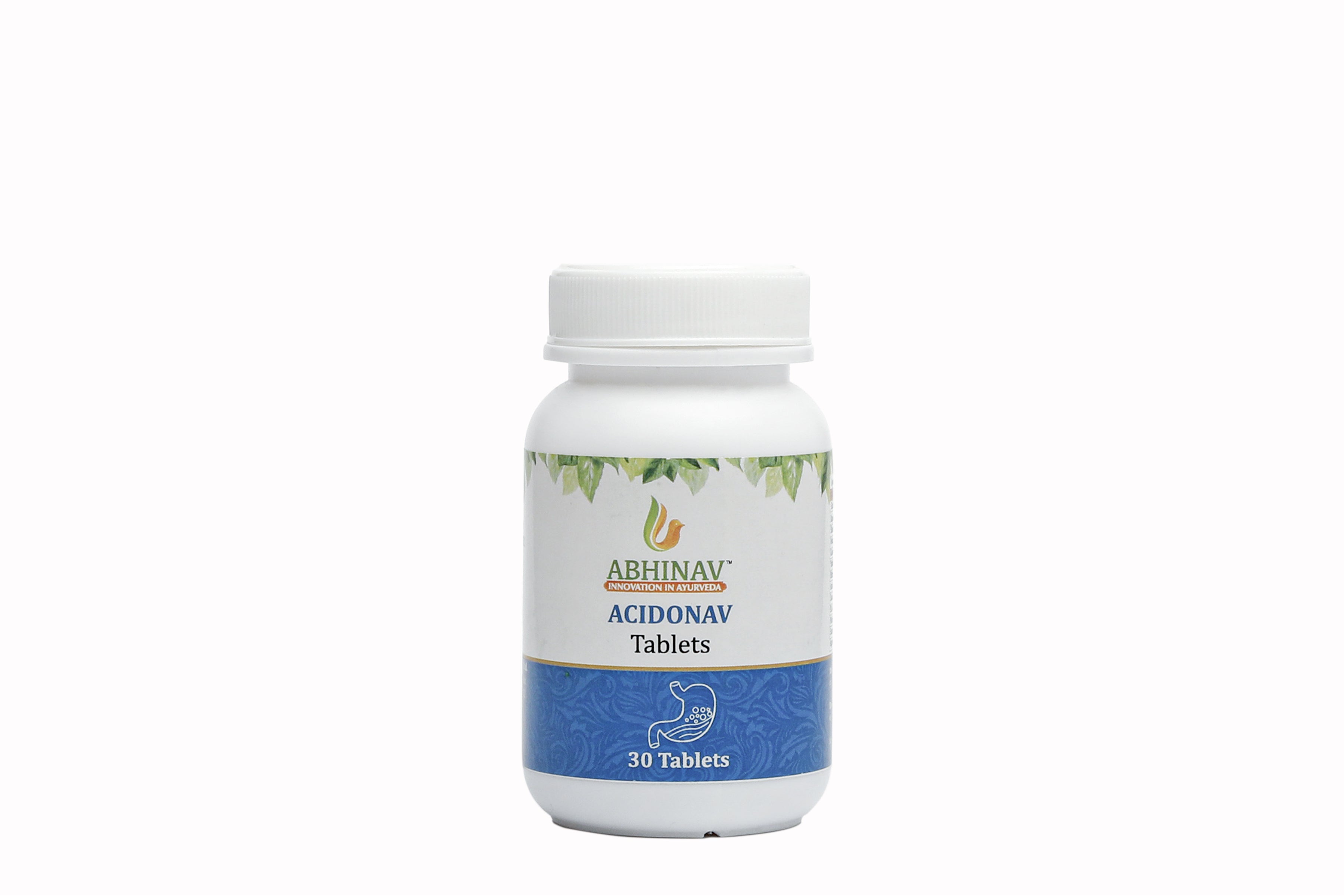 Acidonav – Ayurvedic Acidity Tablets – Bottle of 30 Tabs