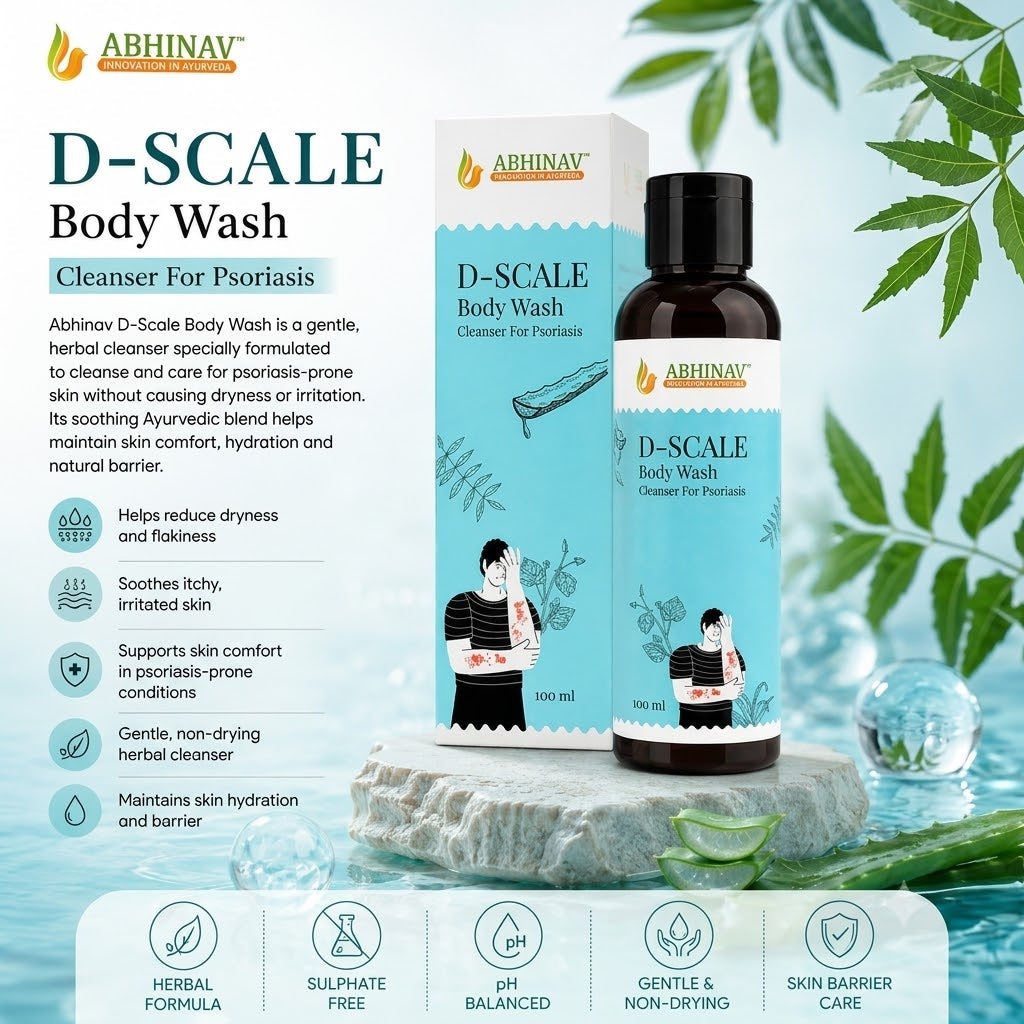 D-Scale | Psoriasis Body Wash – Bottle of 100gm
