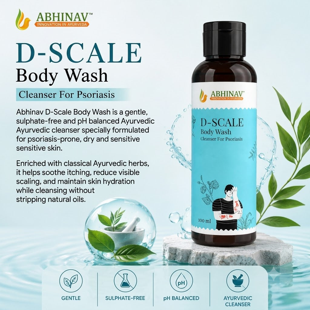 D-Scale | Psoriasis Body Wash – Bottle of 100gm