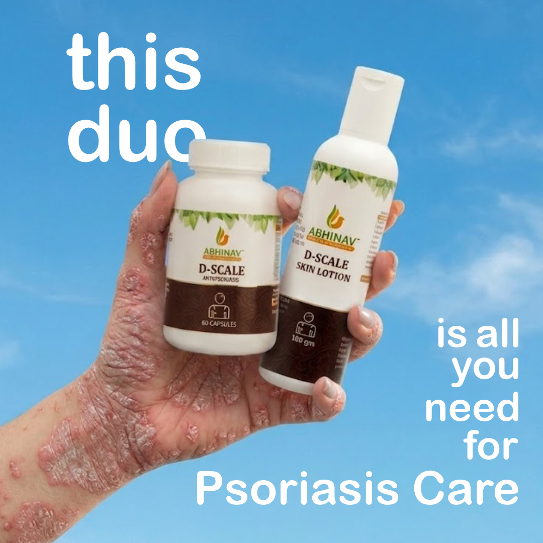 D-Scale | Psoriasis Combo Kit – Capsules + Lotion
