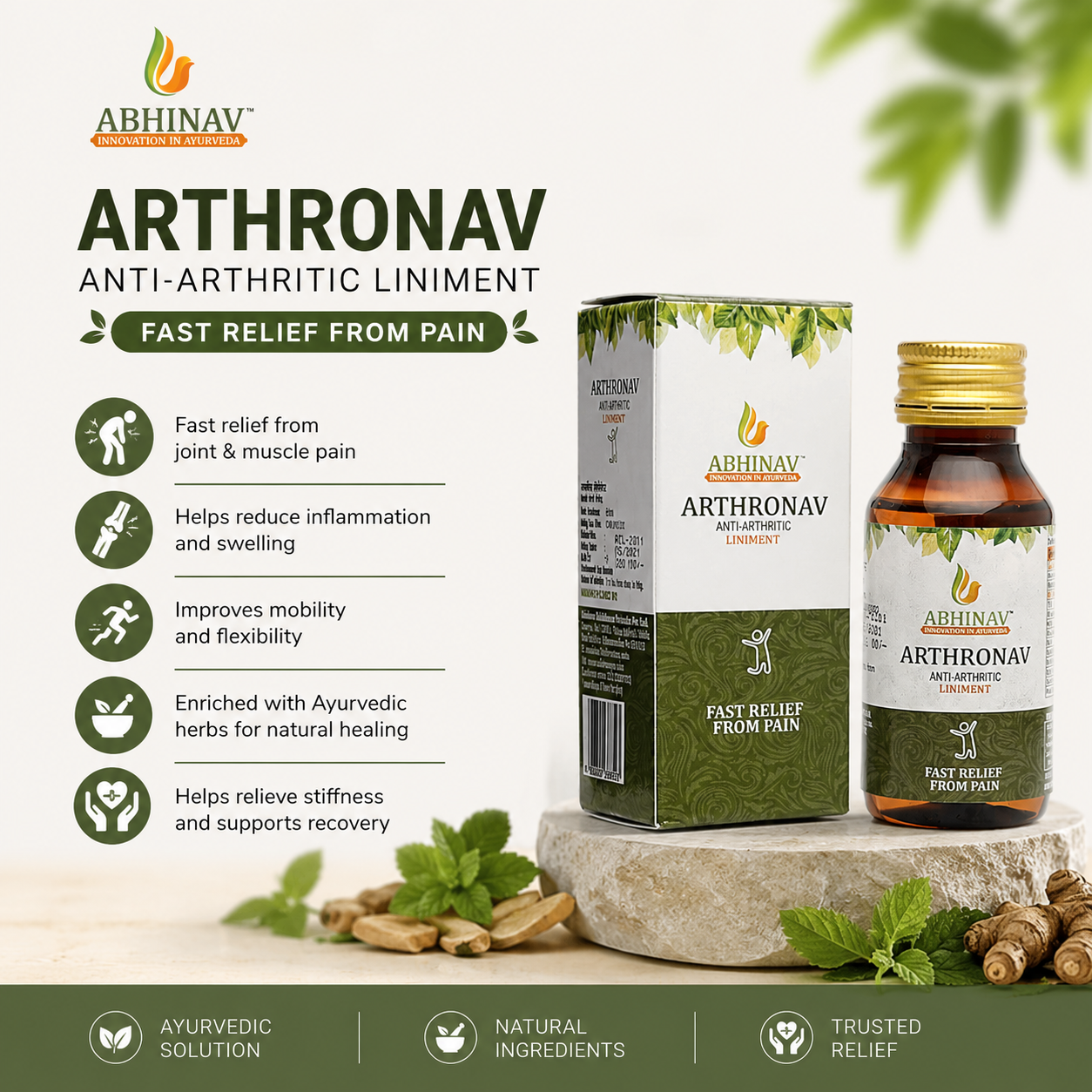 Arthronav Liniment – Herbal Pain Relief