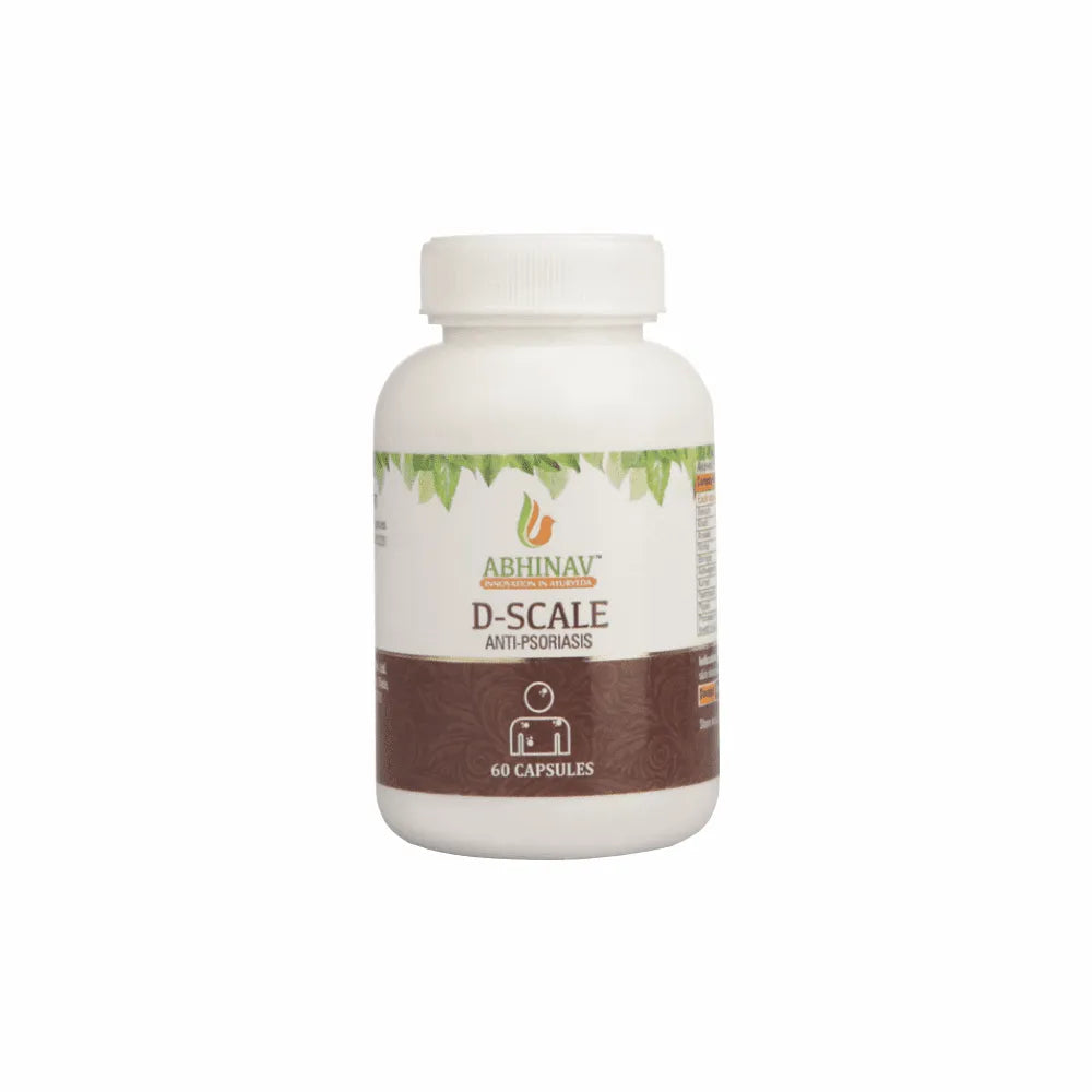 D-Scale – Psoriasis Capsules | Bottle of 60 Cap