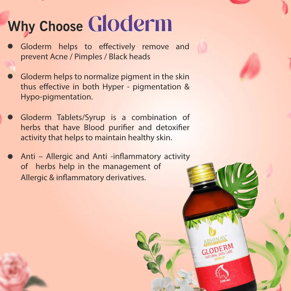 Gloderm Herbal Syrup – 200 ml