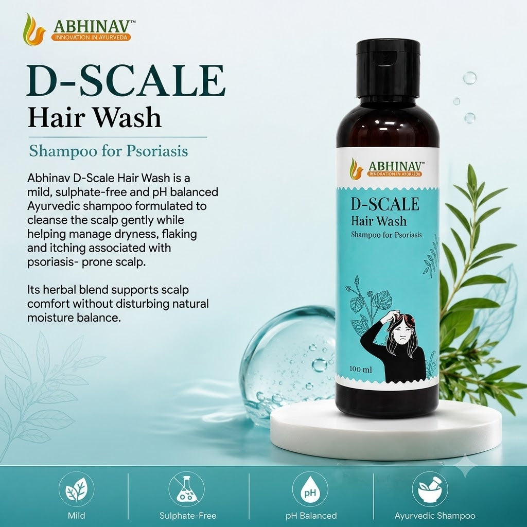 D-Scale | Psoriasis Hair Wash – Bottle of 100gm