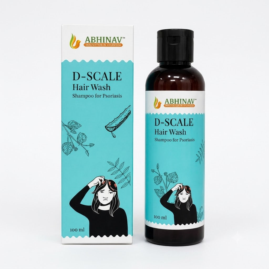 D-Scale | Psoriasis Hair Wash – Bottle of 100gm