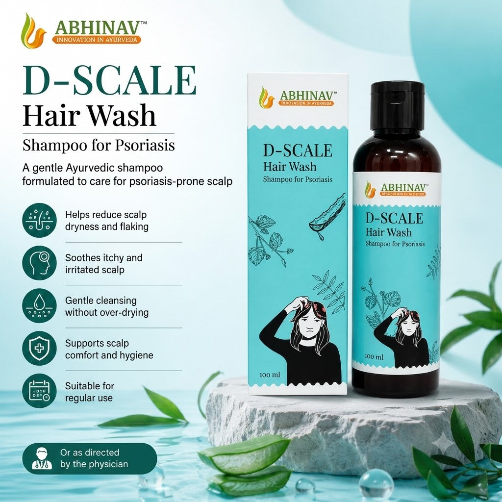 D-Scale | Psoriasis Hair Wash – Bottle of 100gm
