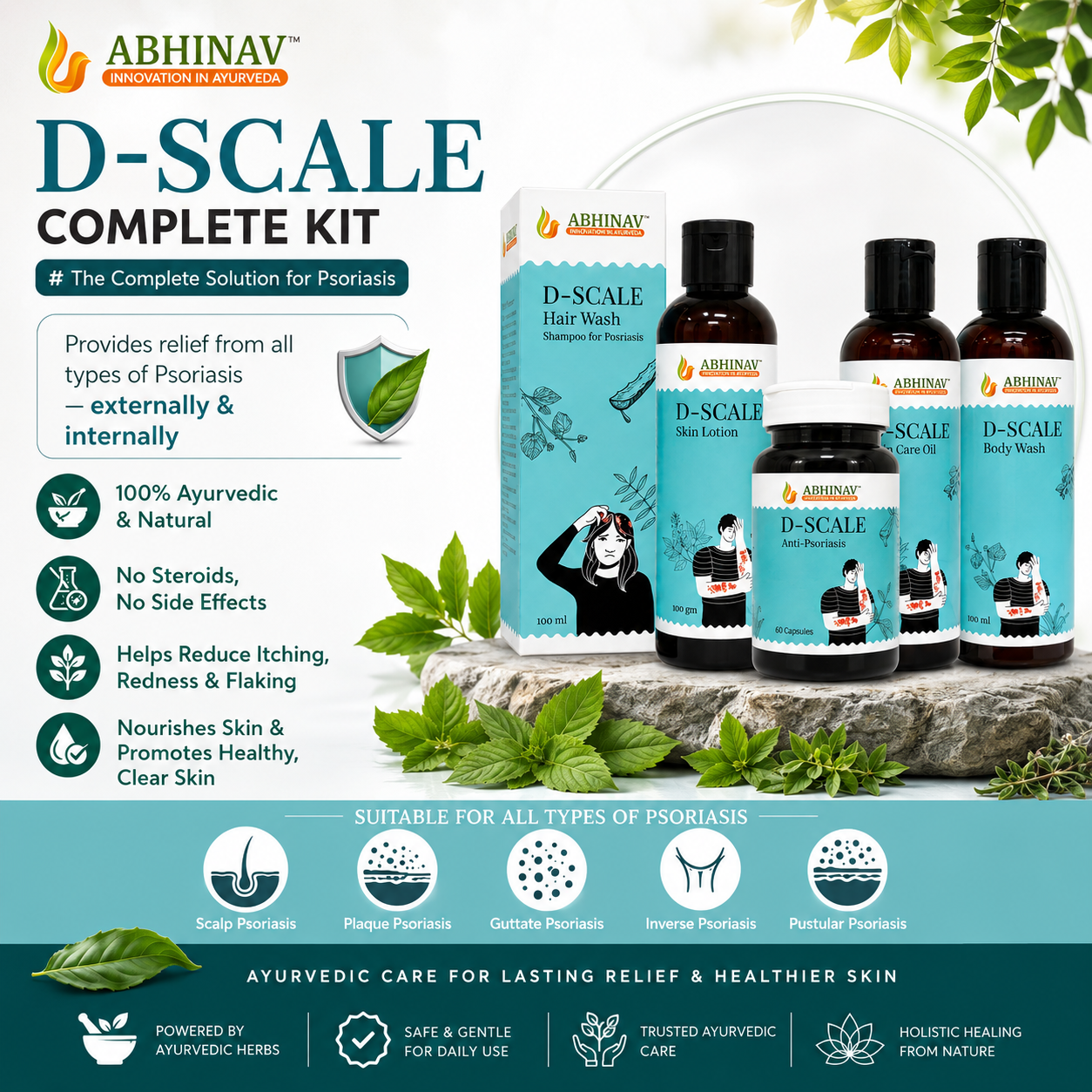 D-Scale | Psoriasis Care Kit