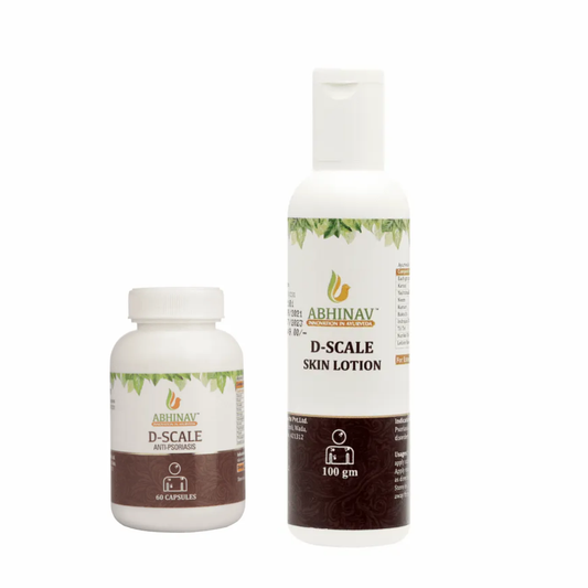 D-Scale | Psoriasis Combo Kit – Capsules + Lotion