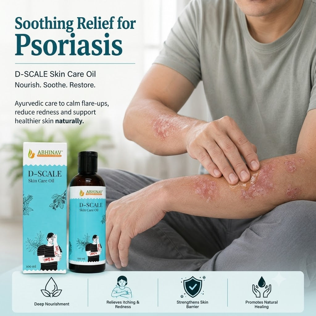 D-Scale | Psoriasis skin Care Oil  – Bottle of 100gm