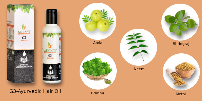 Simple and effective Ayurvedic hair oil for hair loss and dandruff problems  - Abhinav Health Care